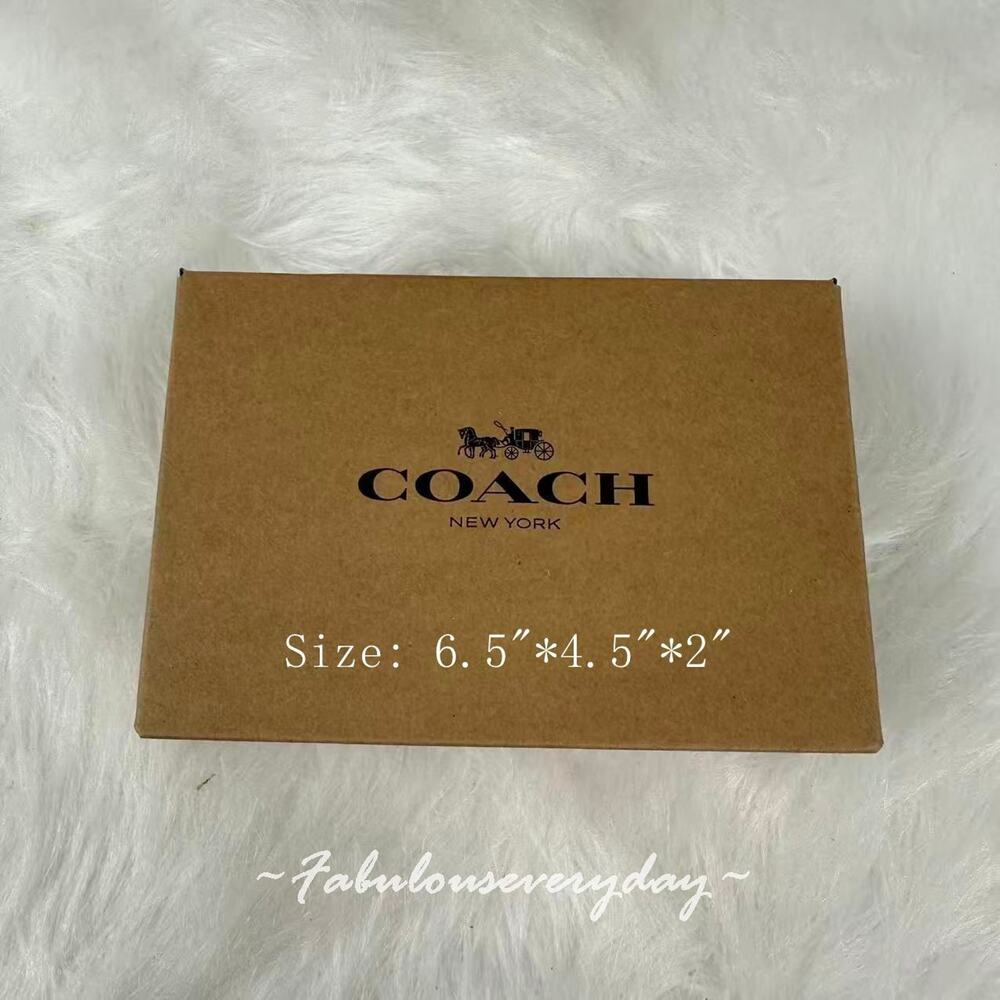 Coach Foldable Small Gift Box NWT 6.5" X 4.5" X 2"